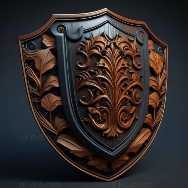 3D model shield (STL)